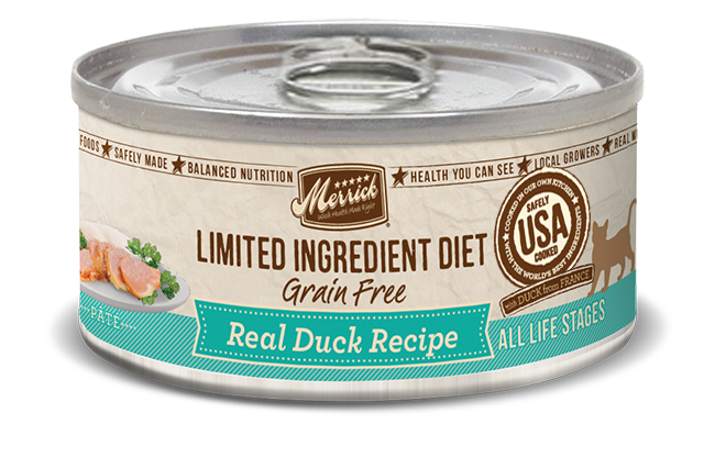 MERRICK CAT LID DUCK 5OZ