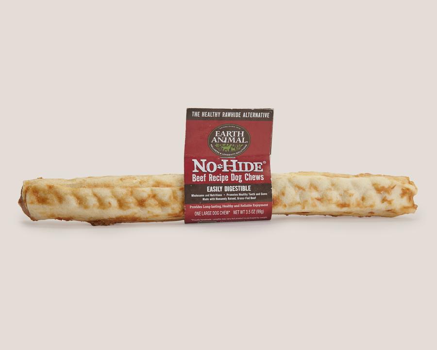 EARTH ANIMAL DOG NO-HIDE ORIGINAL BEEF ROLLS LARGE CASE OF 12