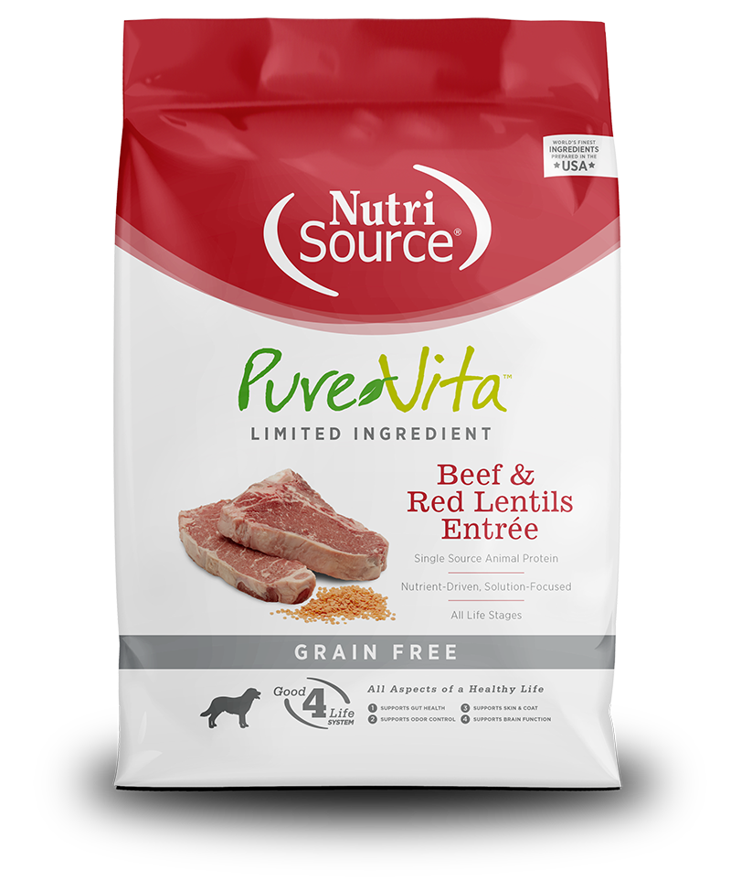 PURE VITA DOG GRAIN FREE BEEF 25LBS