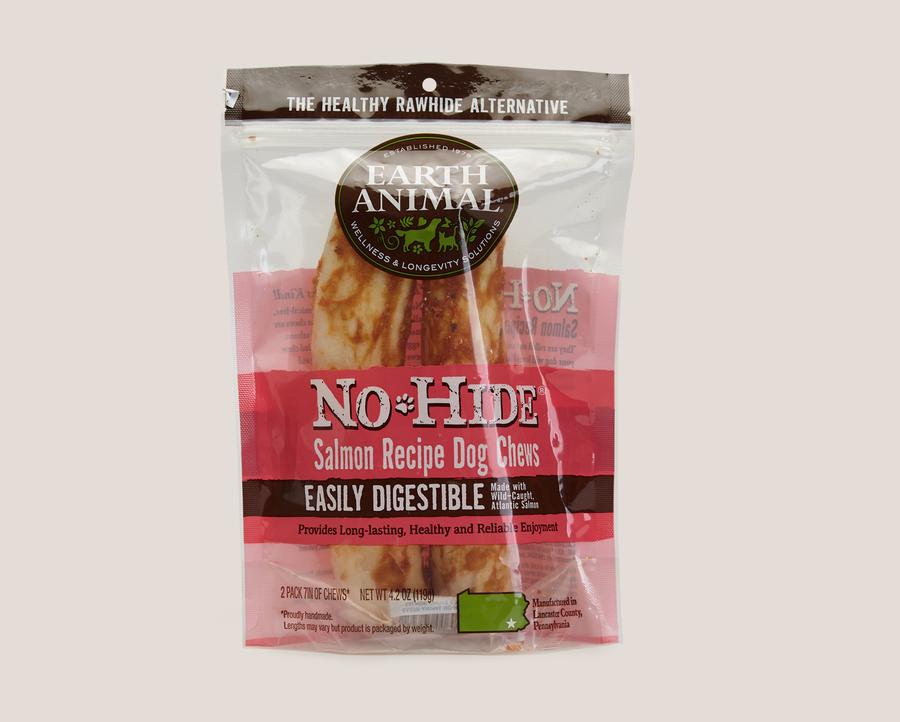 EARTH ANIMAL DOG NO-HIDE ORIGINAL SALMON ROLLS MEDIUM 2 PACK
