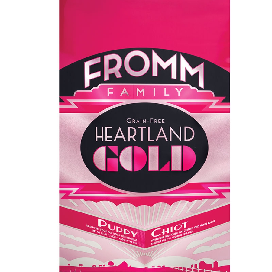 FROMM DOG HEARTLAND GOLD GRAIN FREE PUPPY 12LBS