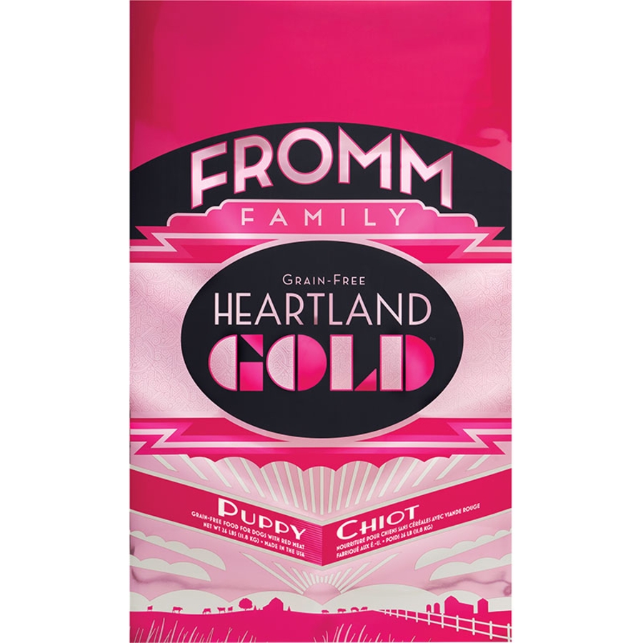 FROMM DOG HEARTLAND GOLD GRAIN FREE PUPPY 26LBS