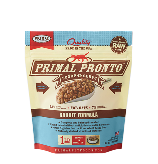 PRIMAL CAT PRONTO RABBIT 1LB
