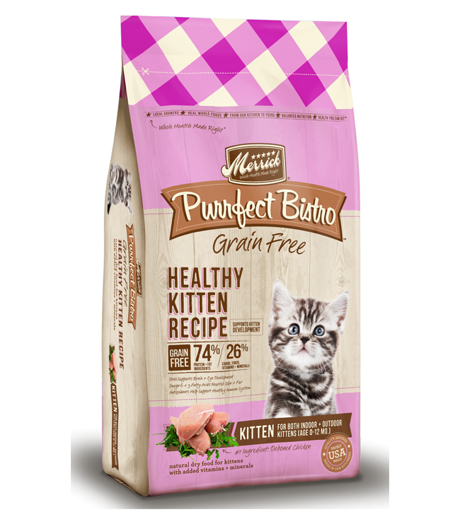 MERRICK CAT PURRFECT BISTRO GRAIN-FREE HEALTHY KITTEN 4LB
