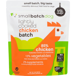 SMALL BATCH DOG LIGHTLY COOKED CHICKEN 5LBS