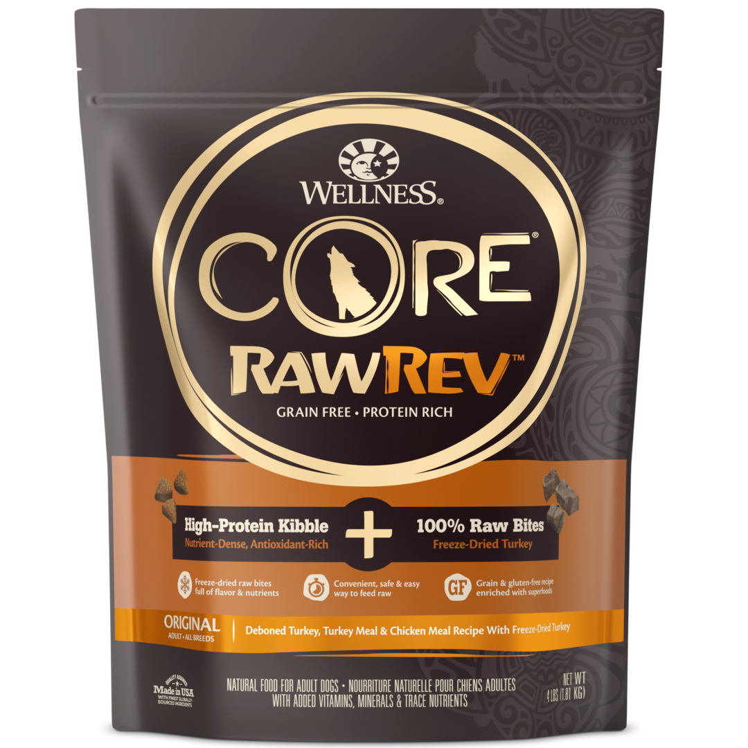 WELLNESS DOG CORE RAWREV ORIGINAL TURKEY 4LB