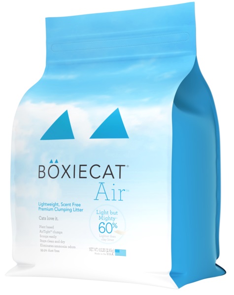 BOXIECAT AIR LIGHTWEIGHT SCENT FREE LITTER 11.5LBS