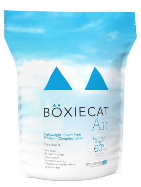 BOXIECAT AIR LIGHTWEIGHT SCENT FREE LITTER 6.5LBS