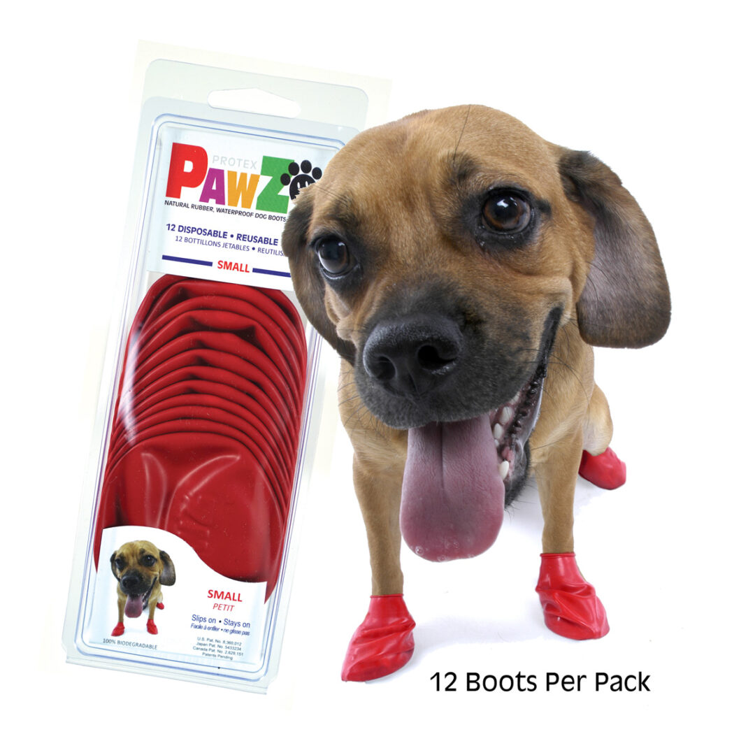 PAWZ DOG BOOTS RED SMALL 12 COUNT