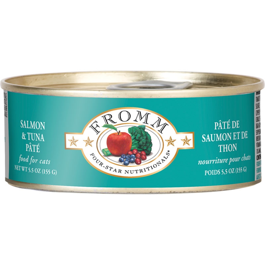 FROMM CAT 4STAR SALMON & TUNA 5.5OZ CAN CASE OF 12