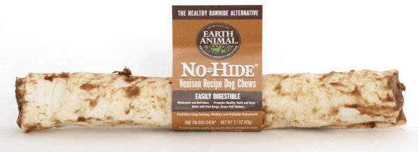 EARTH ANIMAL DOG NO-HIDE ORIGINAL VENISON ROLLS LARGE CASE OF 12