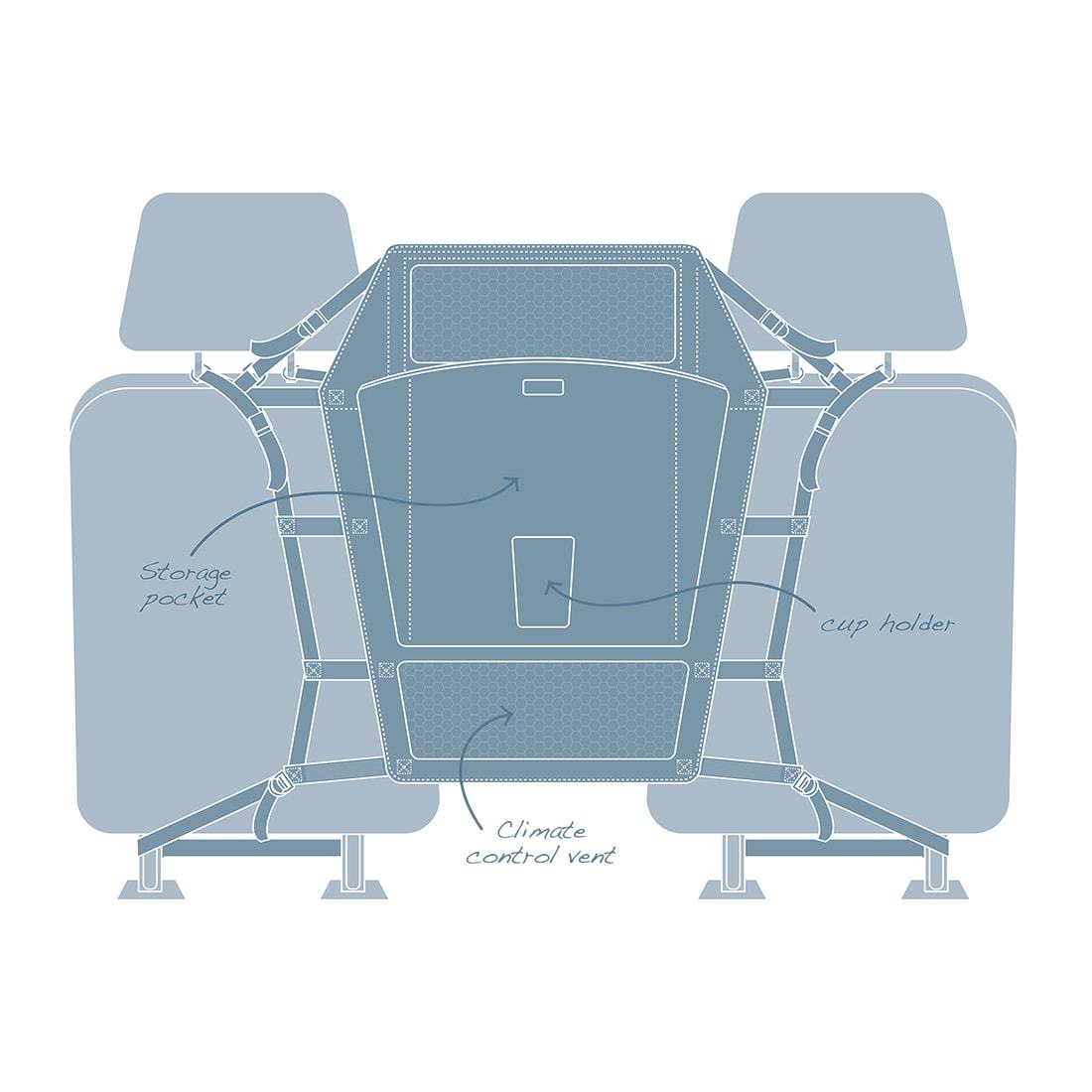 KURGO DOG BACKSEAT BARRIER