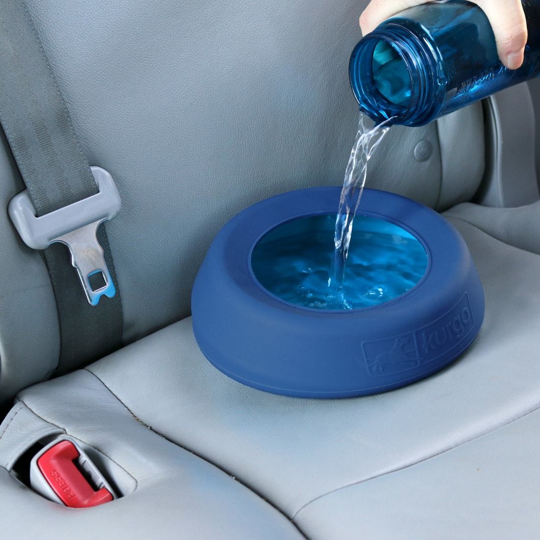KURGO DOG WANDER SPLASH FREE WATER BOWL