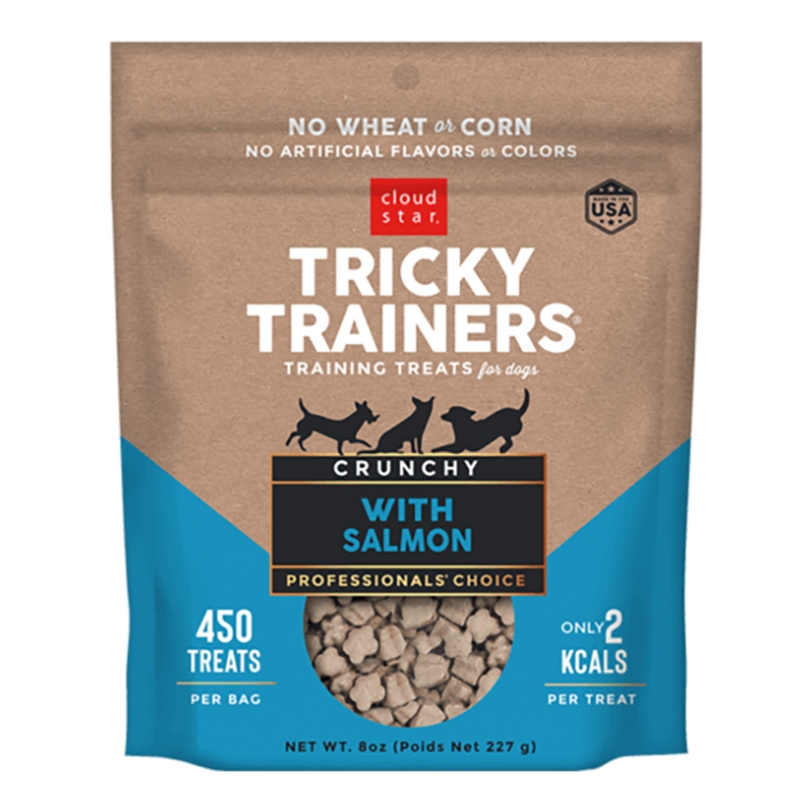 CLOUD STAR DOG TRICKY TRAINERS CRUNCHY SALMON 8OZ