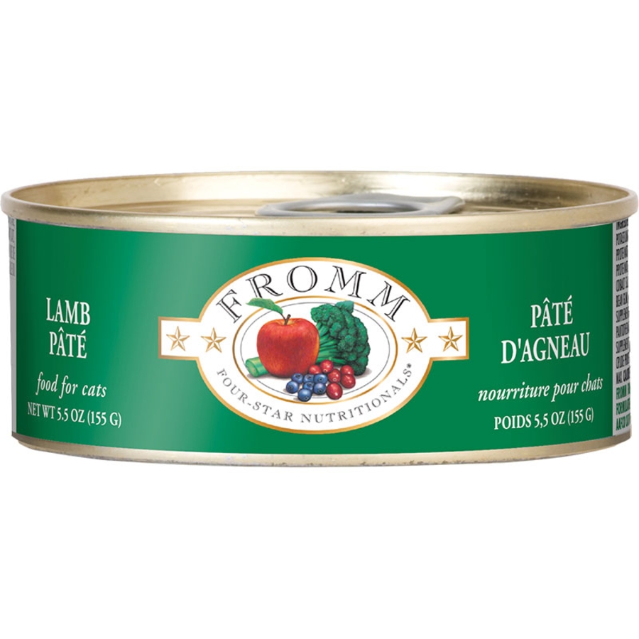 FROMM CAT 4STAR LAMB PATE 5.5OZ CAN CASE OF 12