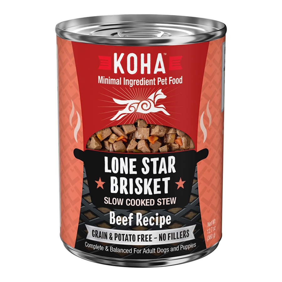 KOHA DOG GRAIN FREE LONE STAR STEW 12.7OZ CAN CASE OF 12