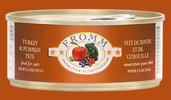 FROMM CAT 4STAR PATE TURKEY & PUMPKIN 5.5OZ CAN CASE OF 12