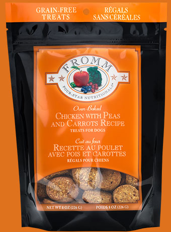 FROMM DOG 4 STAR TREAT CHICKEN CARROT 8OZ