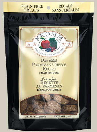 FROMM DOG 4 STAR TREAT PARMESAN CHEESE 8OZ