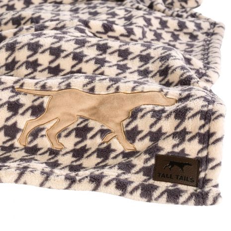 TALL TAILS DOG BLANKET HOUNDSTOOTH 30X40