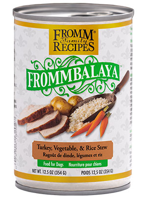 FROMM DOG FROMMBALAYA TURKEY VEGETABLE & RICE STEW 12.5OZ CAN CASE OF 12 CANS