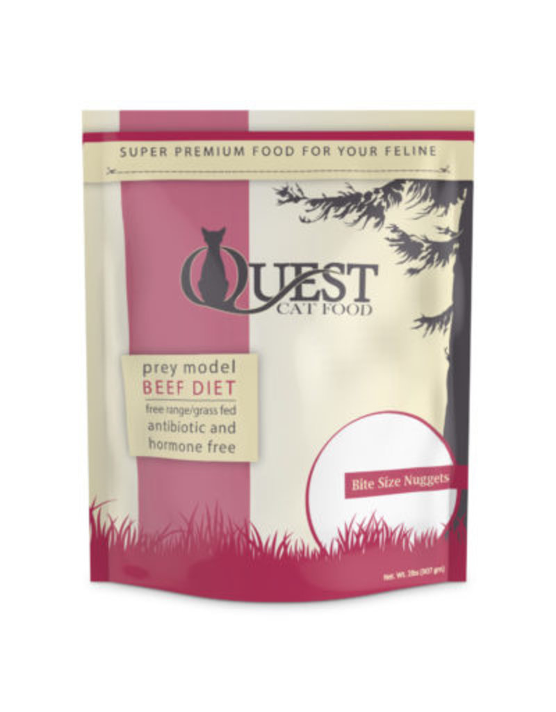 STEVE'S REAL FOOD CAT FROZEN QUEST NUGGETS BEEF 2LB