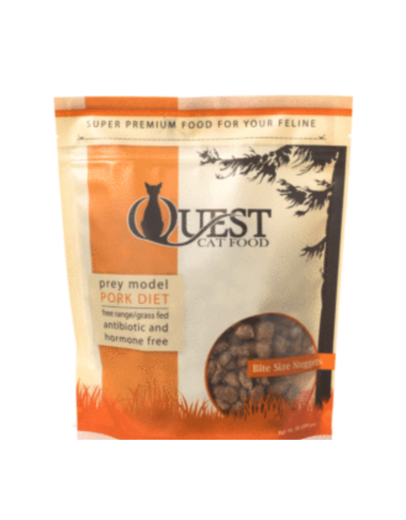 STEVE'S REAL FOOD CAT FROZEN QUEST NUGGETS PORK 2LB