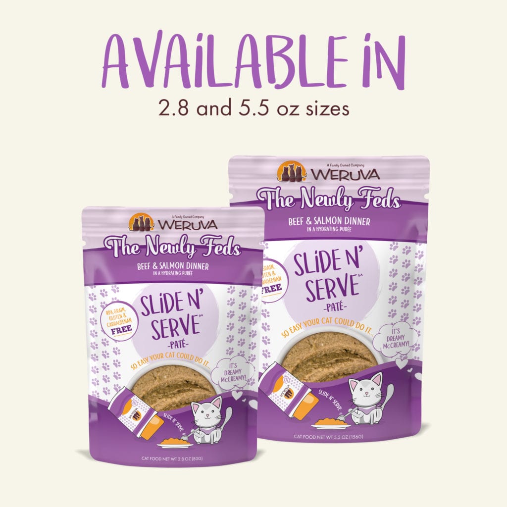 WERUVA CAT SLIDE N SERVE THE NEWLY FEDS 2.8OZ CASE OF 12 POUCHES