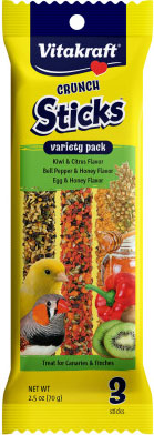 VITAKRAFT CRUNCH STICKS VARIETY PK CAN/FINCH TREAT