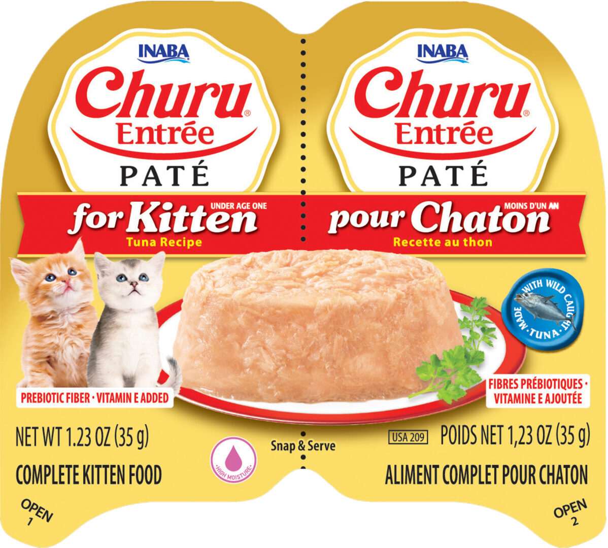 INABA CHURU ENTREE PATE KITTEN FOOD