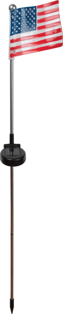 MOONRAYS SOLAR USA FLAG STICK LIGHT
