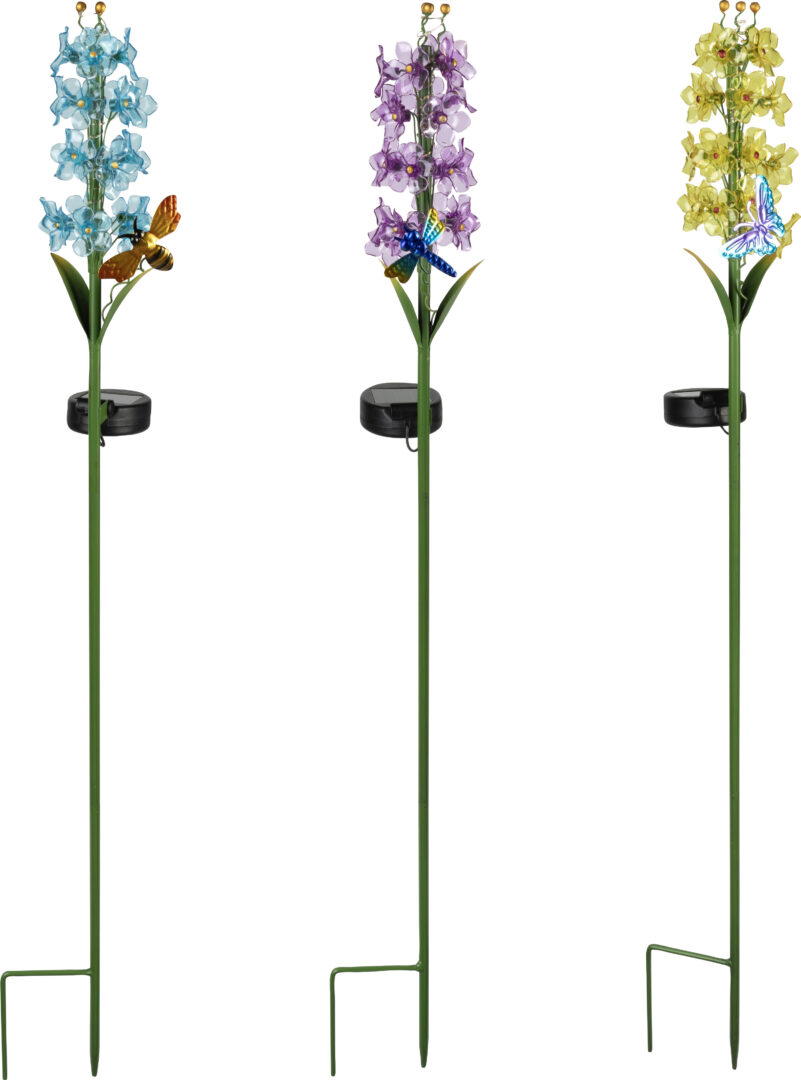 MOONRAYS SOLAR DELPHINIUM STICK LIGHTS