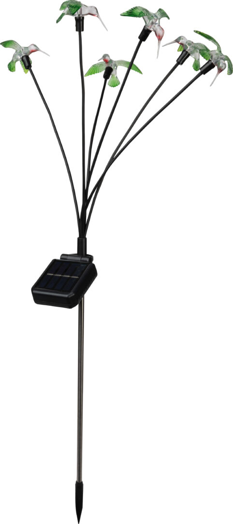 MOONRAYS SOLAR HUMMINGBIRD/MUSHROOM STICK LIGHT