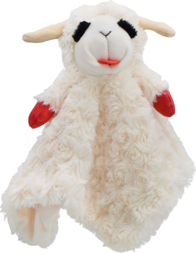 MULTIPET LAMB CHOP BLANKIE DOG TOY