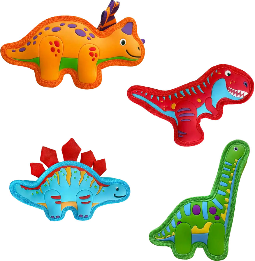 MULTIPET DINO-MITES DOG TOY