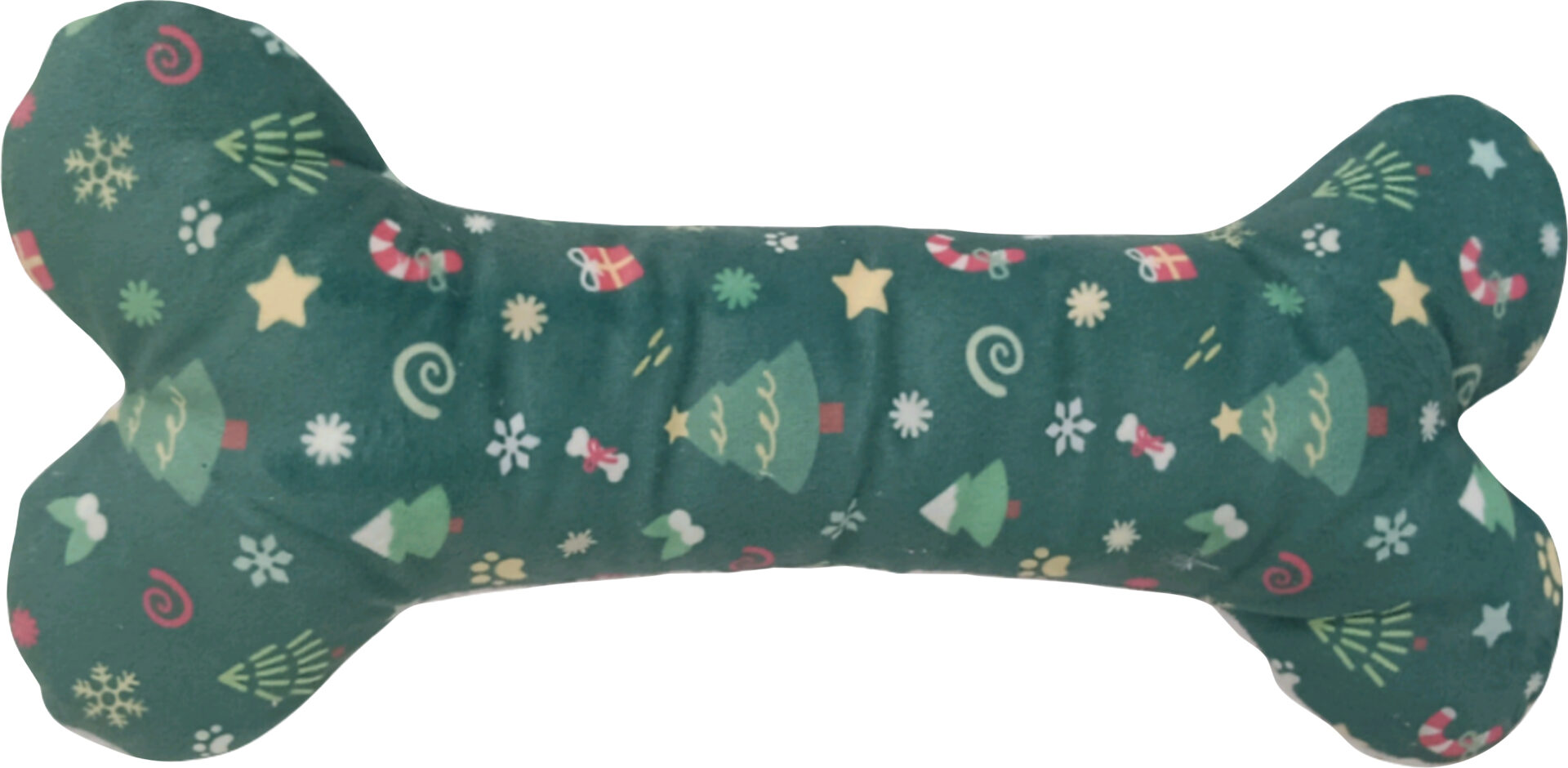 ZIPPYPAWS HOLIDAY JIGGLERZ PATTERNED BONE
