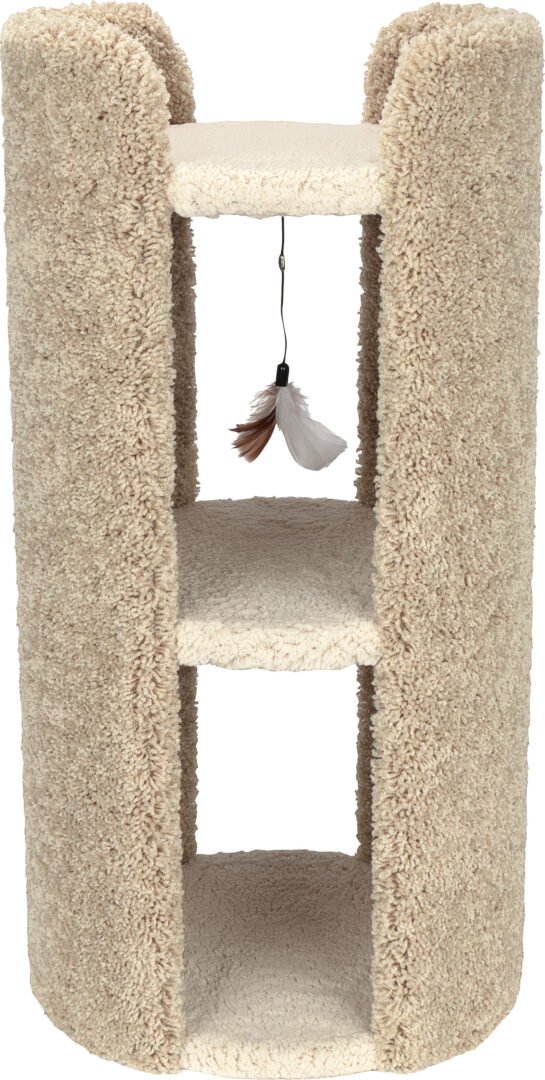 CAT CONDO 3-STORY OPEN-BACK CAT FURNITURE