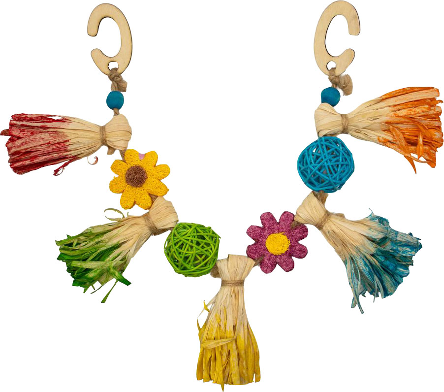 NIBBLES BOHO BLOOM GARLAND SMALL ANIMAL TOY