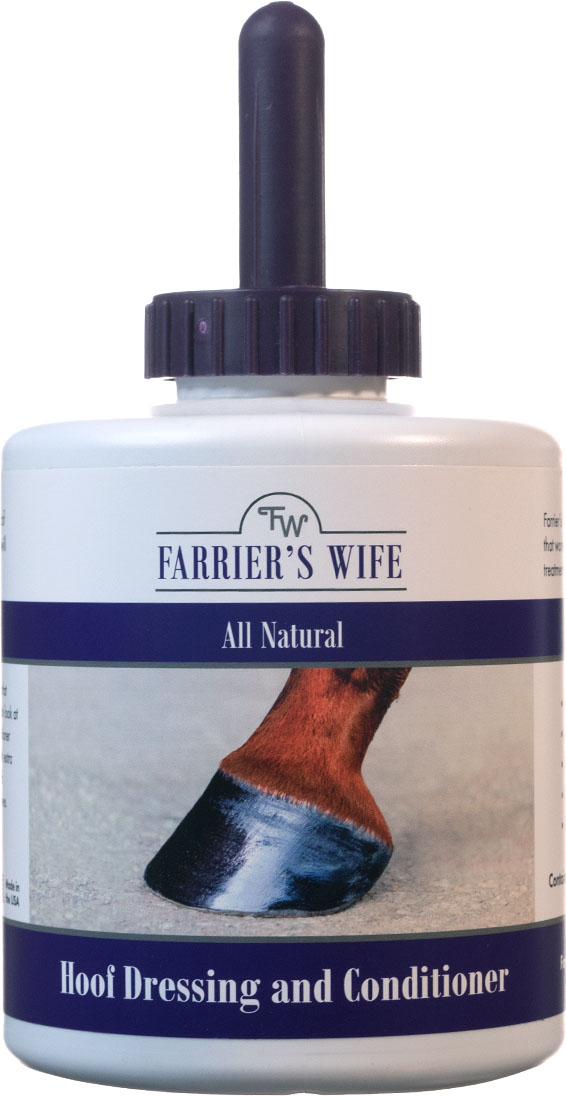 AHS FARRIER'S WIFE HOOF DRESSING WITH BRUSH