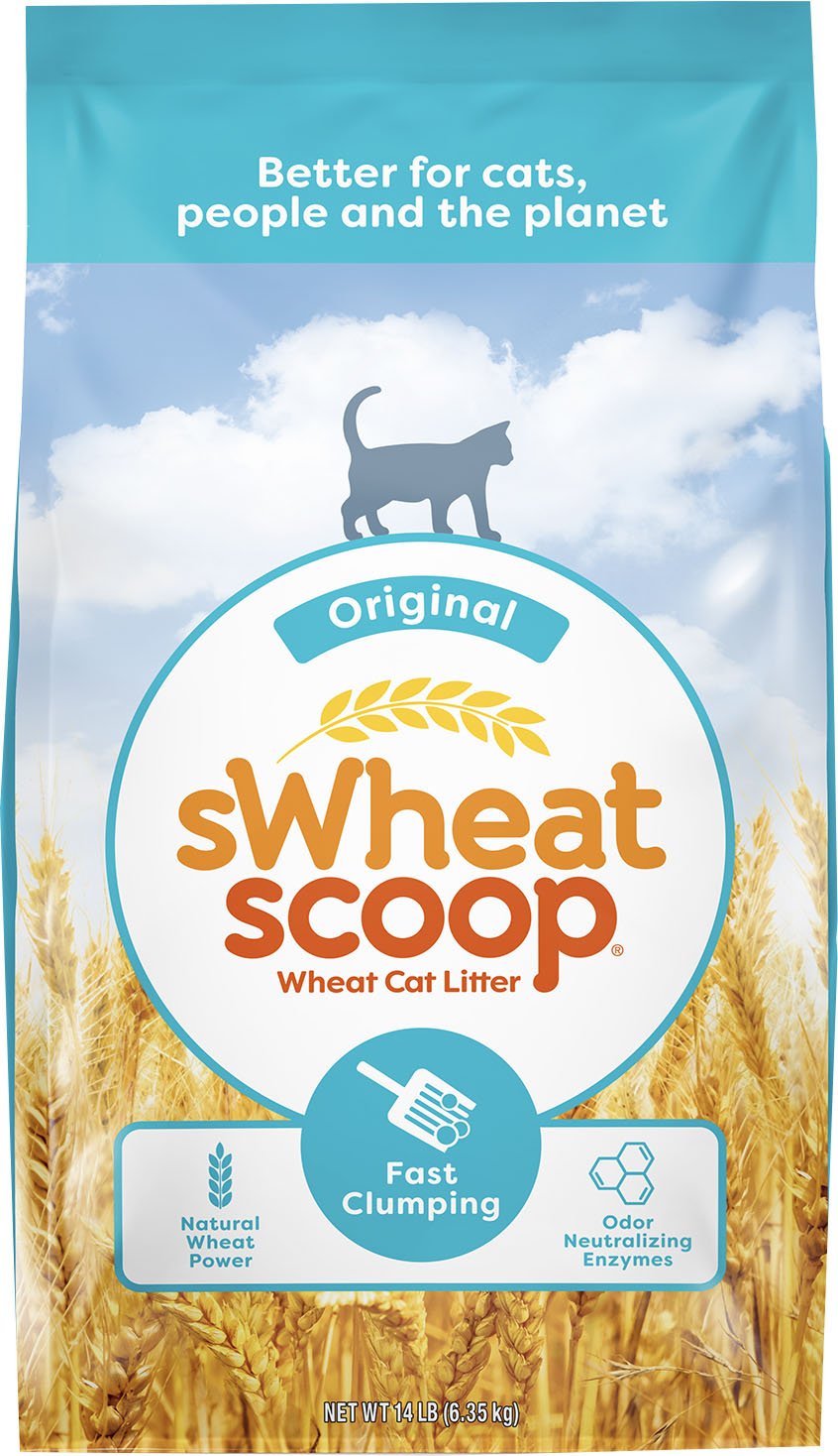 SWHEAT SCOOP ORIGINAL CLUMPING CAT LITTER