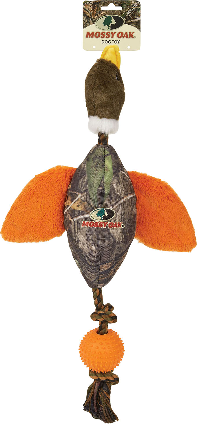MOSSY OAK MALLARD BIRD WITH TPR BALL & ROPE