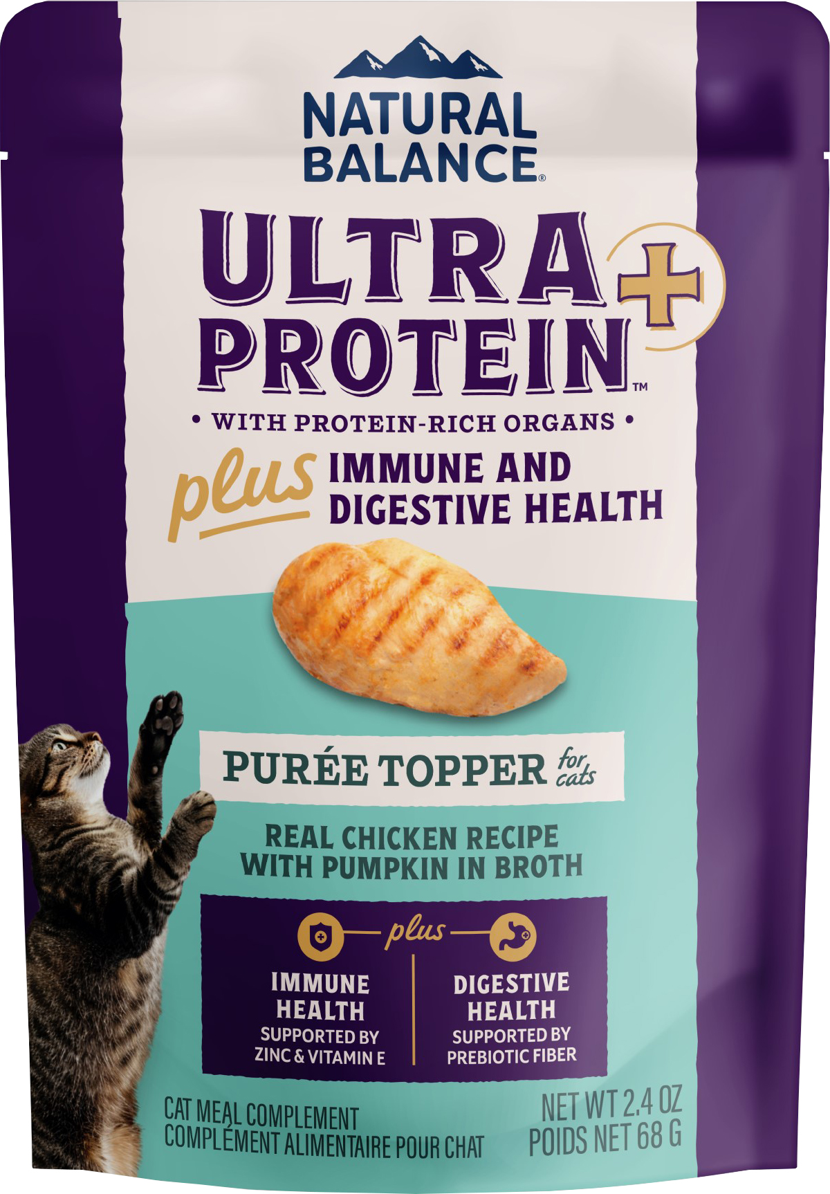 NB ULTRA PLUS PROTEIN IMMUNE/DIG HEALTH CAT TOPPER