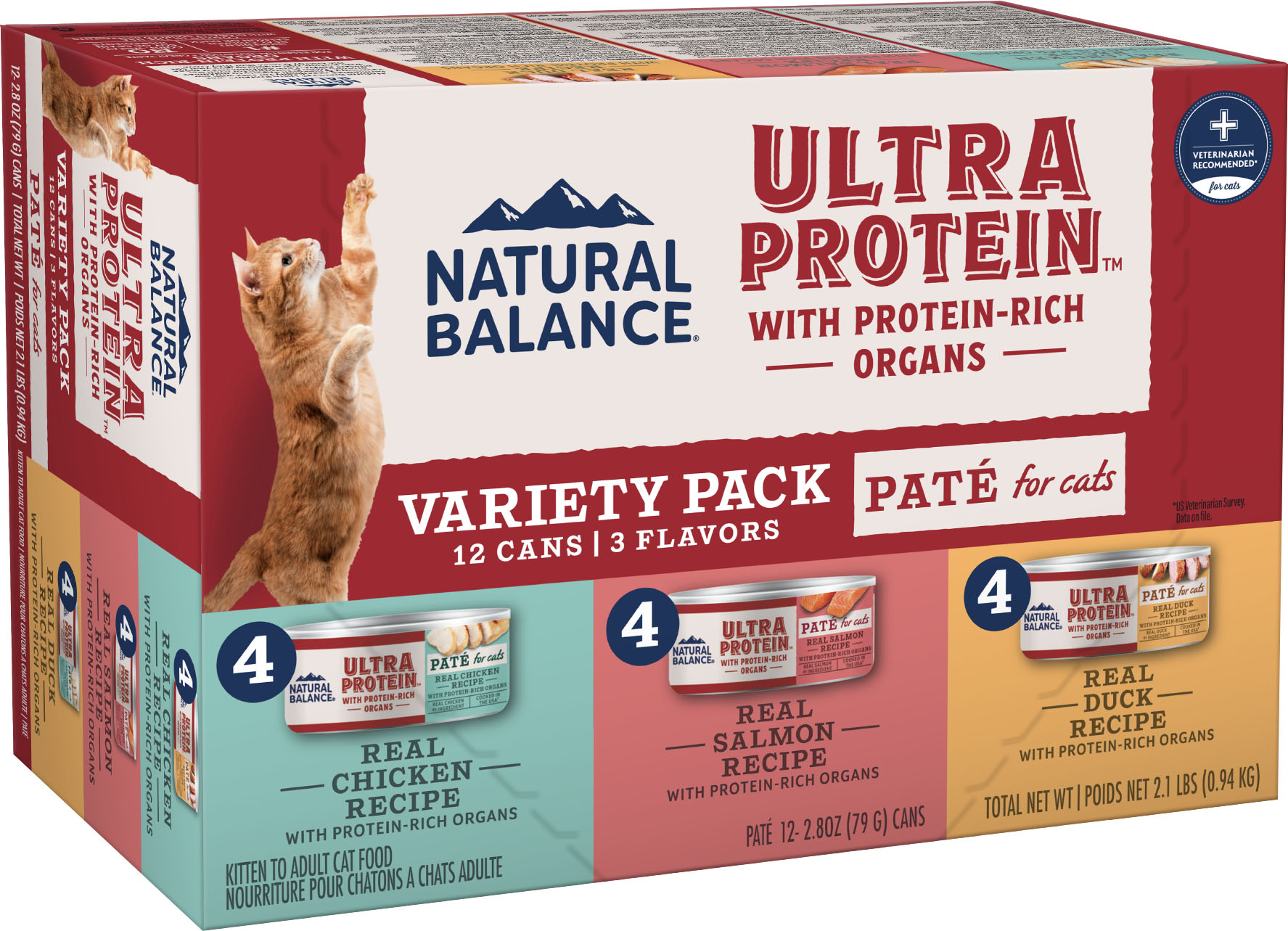 NB ULTRA PROTEIN PATE WET CAT FOOD VARIETY PACK