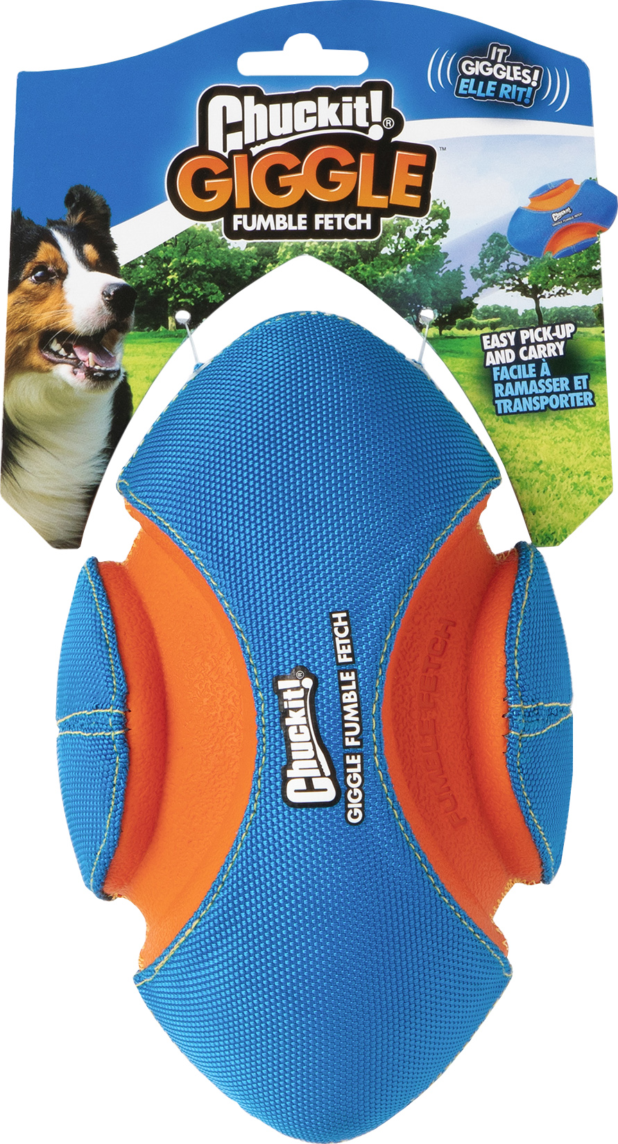 CHUCKIT! GIGGLE FUMBLE FETCH BALL