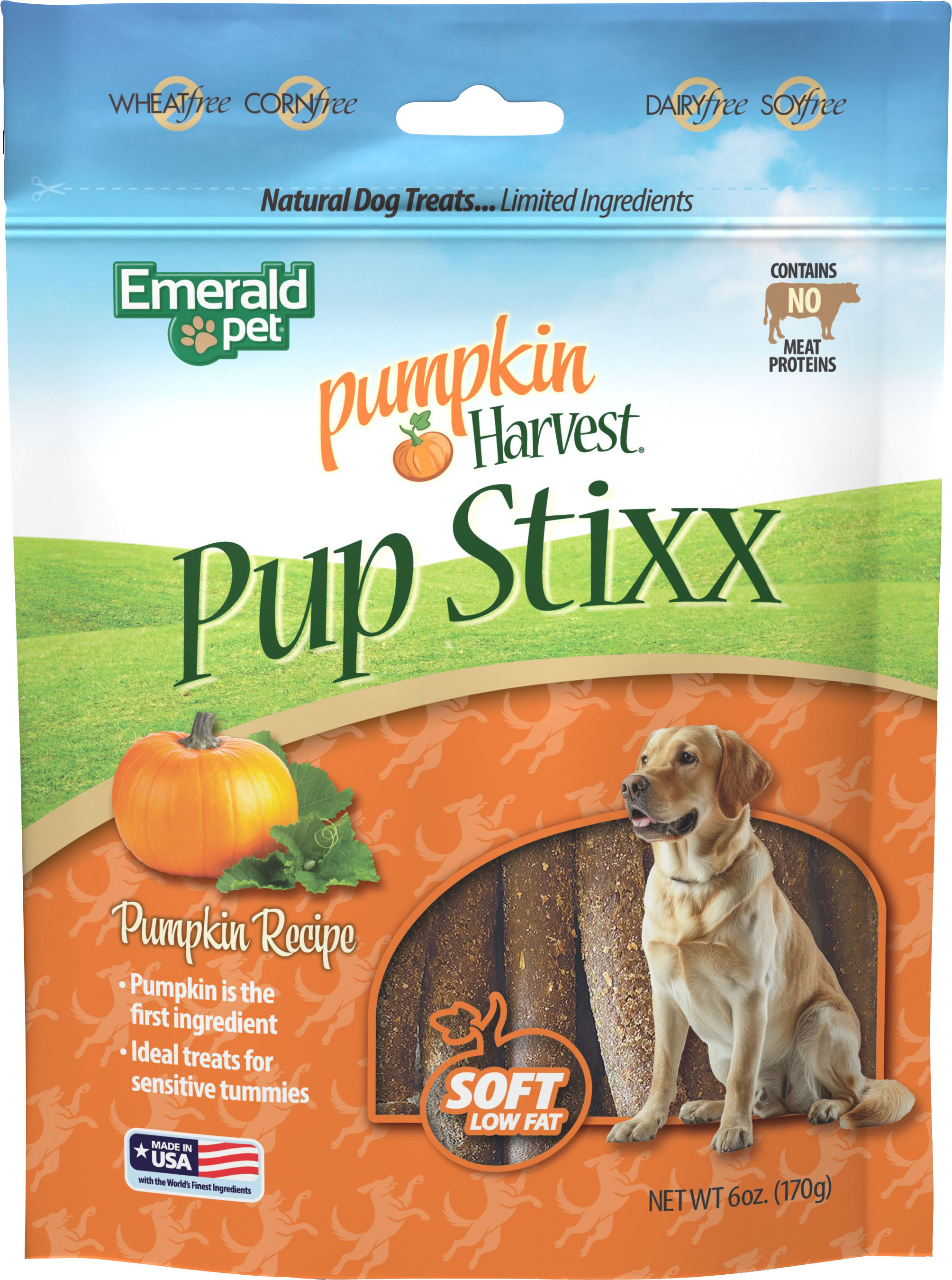 EMERALD PET PUMPKIN HARVST PUP STIXX