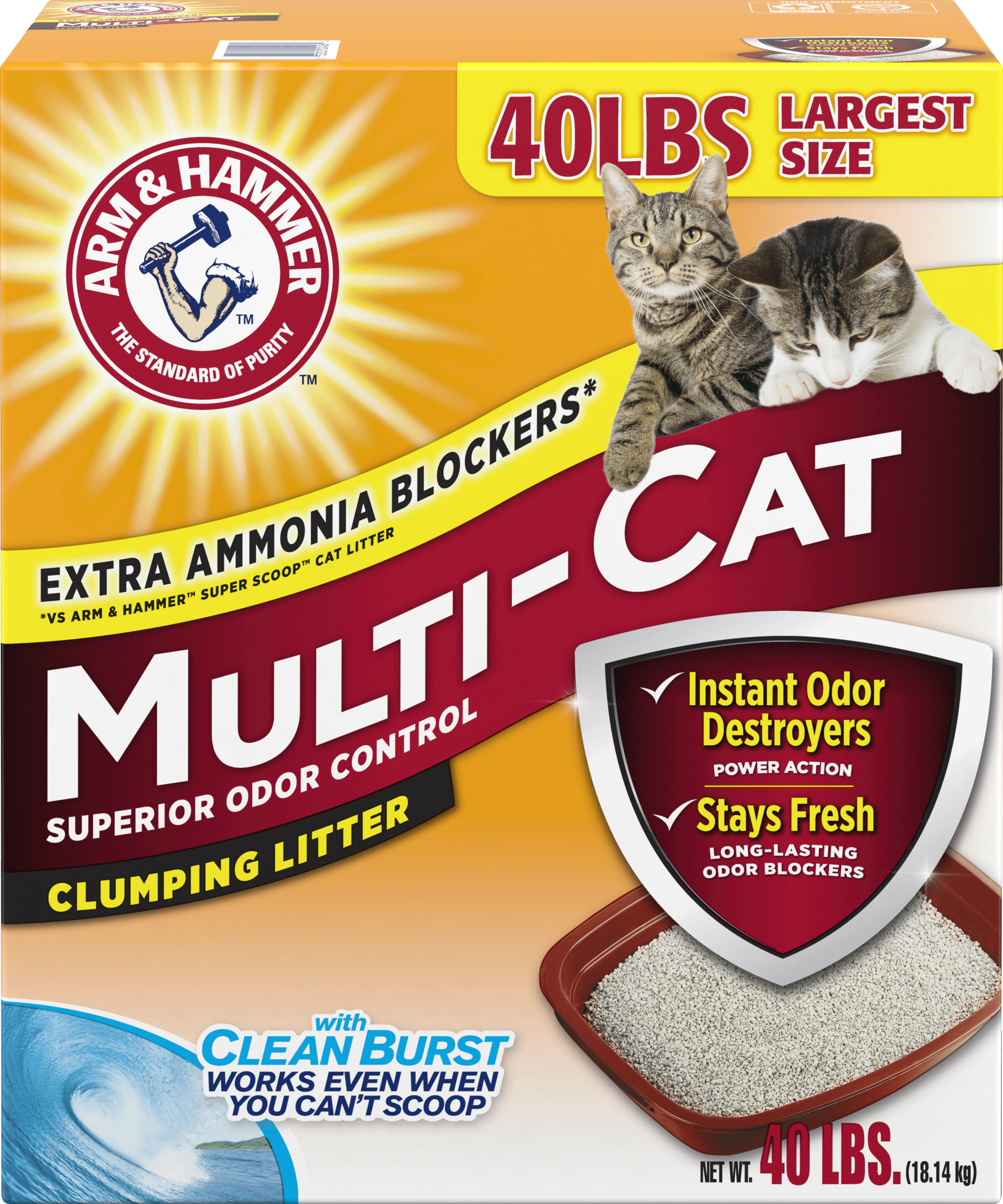 ARM & HAMMER MULTI-CAT CLUMPING LITTER