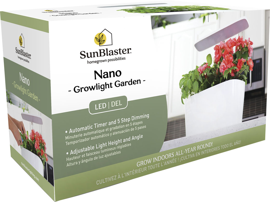 NANO GROWLIGHT GARDEN W/LED GROW LIGHT & TIMER