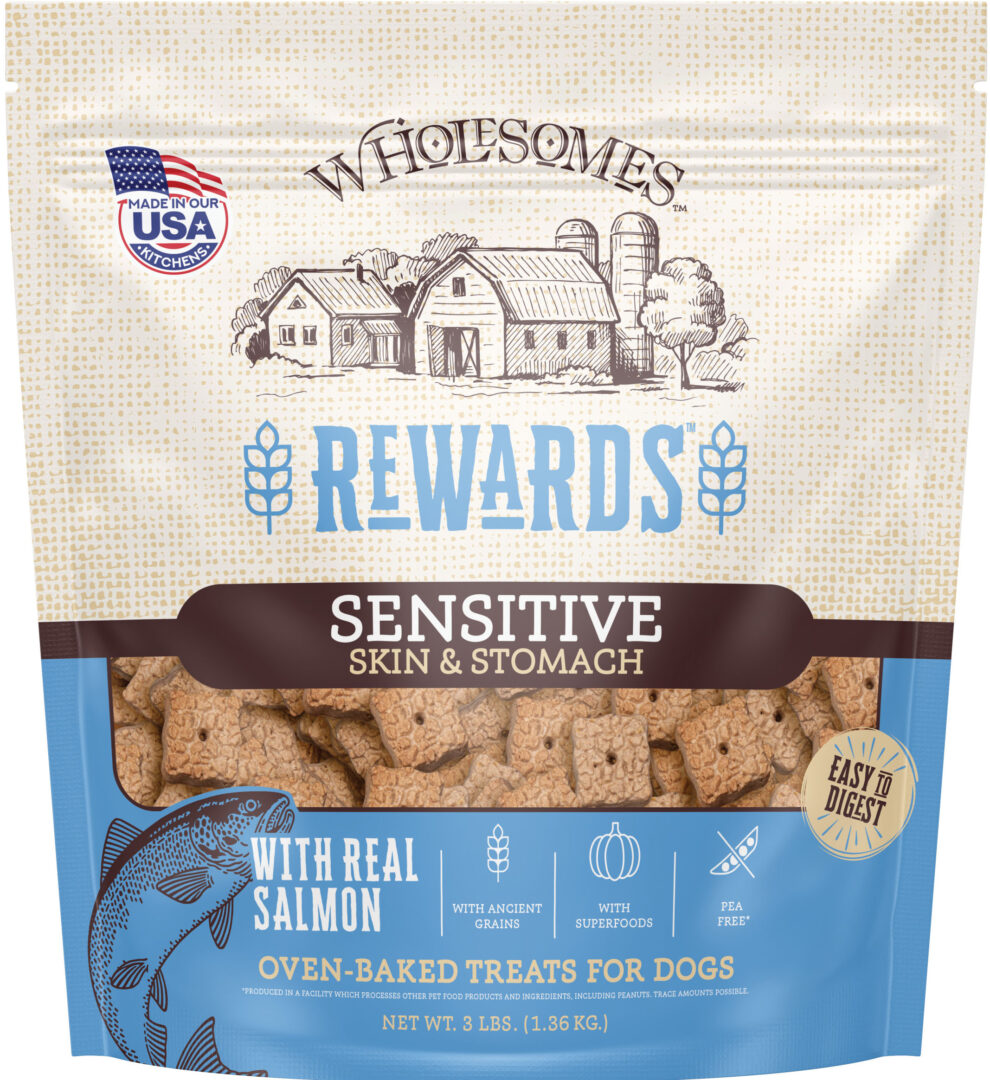 WHOLESOMES REWARDS SENSITIVE SKIN&STOMACH BISCUITS