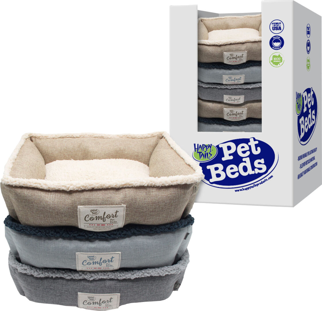 MULTIPET ASPEN CUDDLER BED ASSORTED DISPLAY
