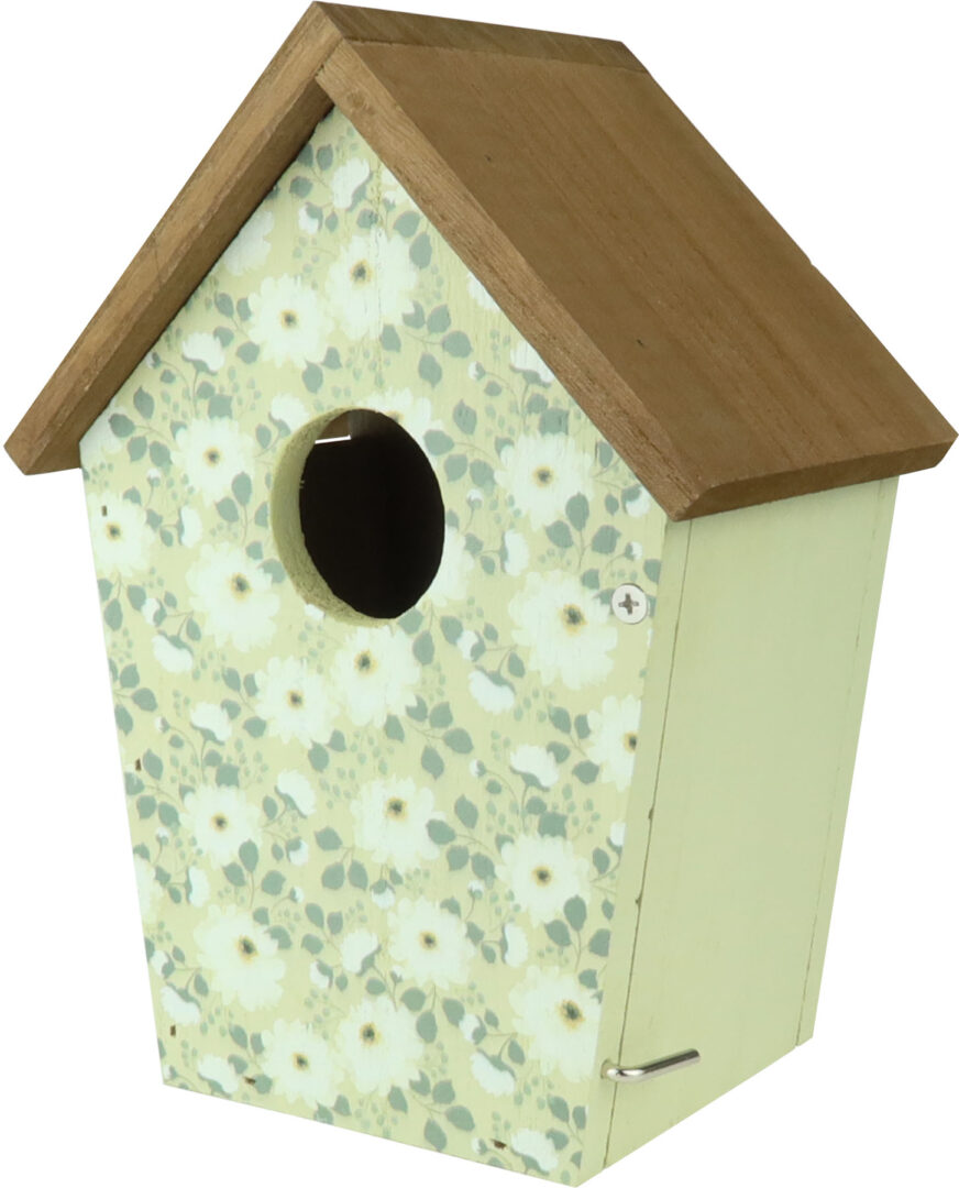 DECORATIVE BLUEBIRD HOUSE - OLIVE BLOSSOMS